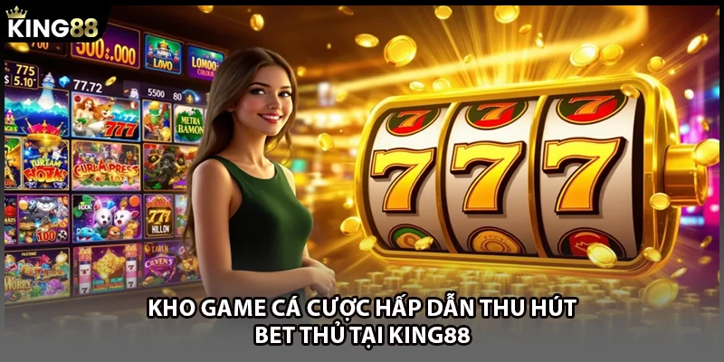 Kho game cá cược hấp dẫn thu hút bet thủ tại KING88