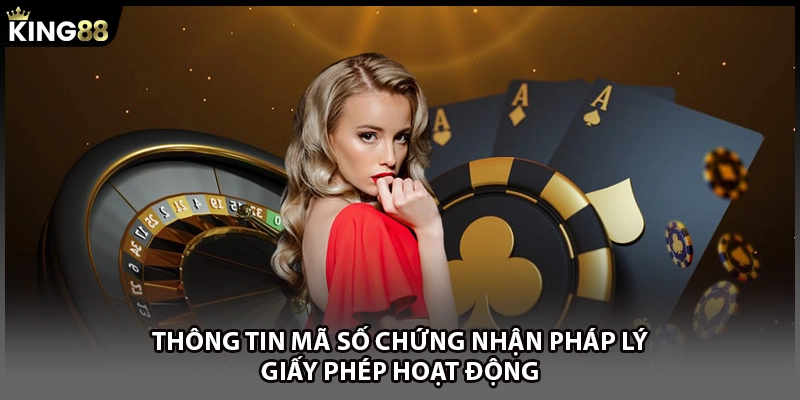 Thông tin mã số chứng nhận pháp lý giấy phép hoạt động